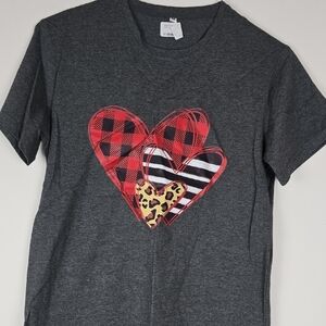 Valentine Shirt with Heart Design NWT